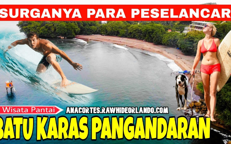 Pantai di Pangandaran Jawa Barat